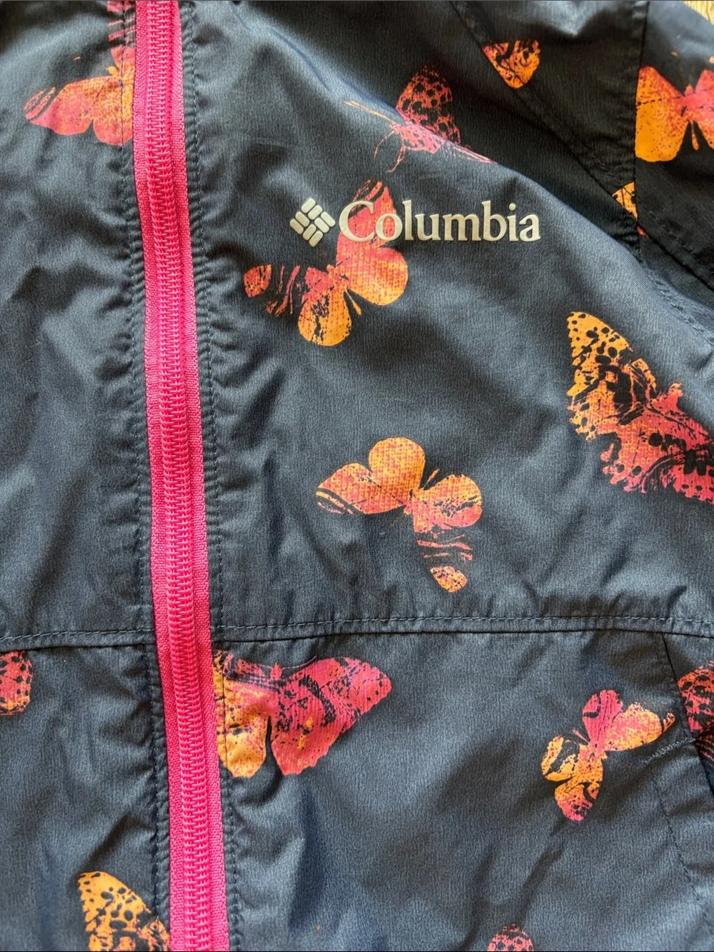 Columbia hooded rain